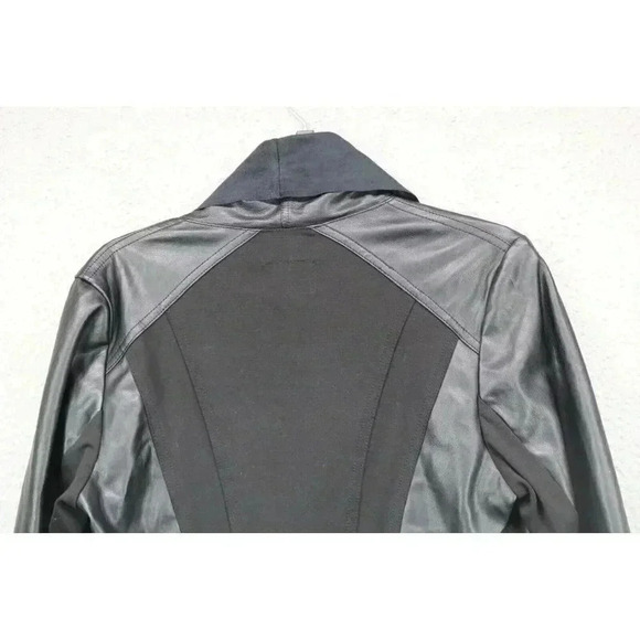 Kut from the Cloth Faux Leather & Suede Jacket-Size Large - Picture 6 of 8